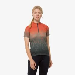 Jack Wolfskin MOROBBIA HZ PRINT T W Damen - Fahrradtrikot